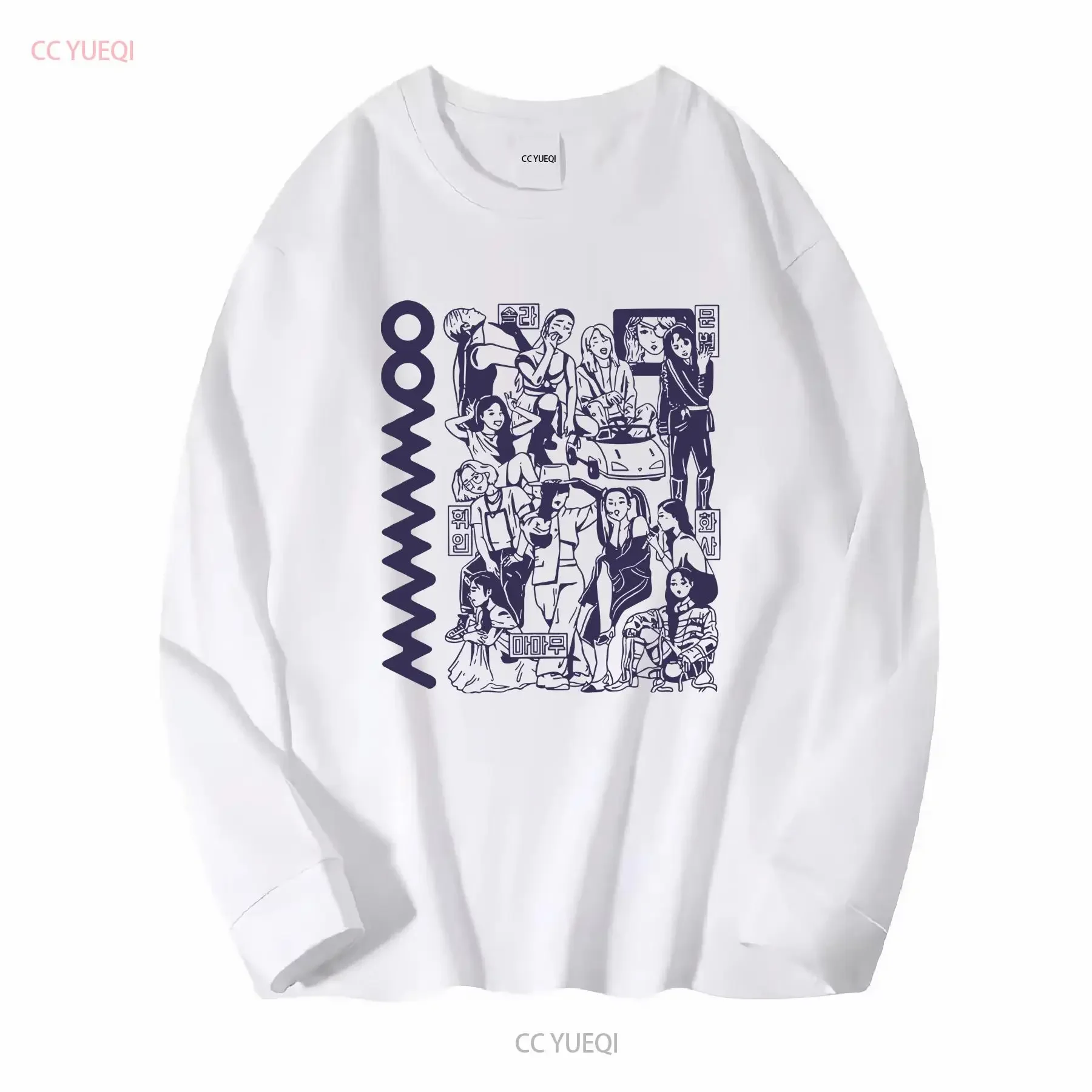 Mamamoo My Con World Tour T Shirt 2023 Retro Vintage ShirtMamamoo long or short sleeves vintage Washed Unisex Breathable Casual