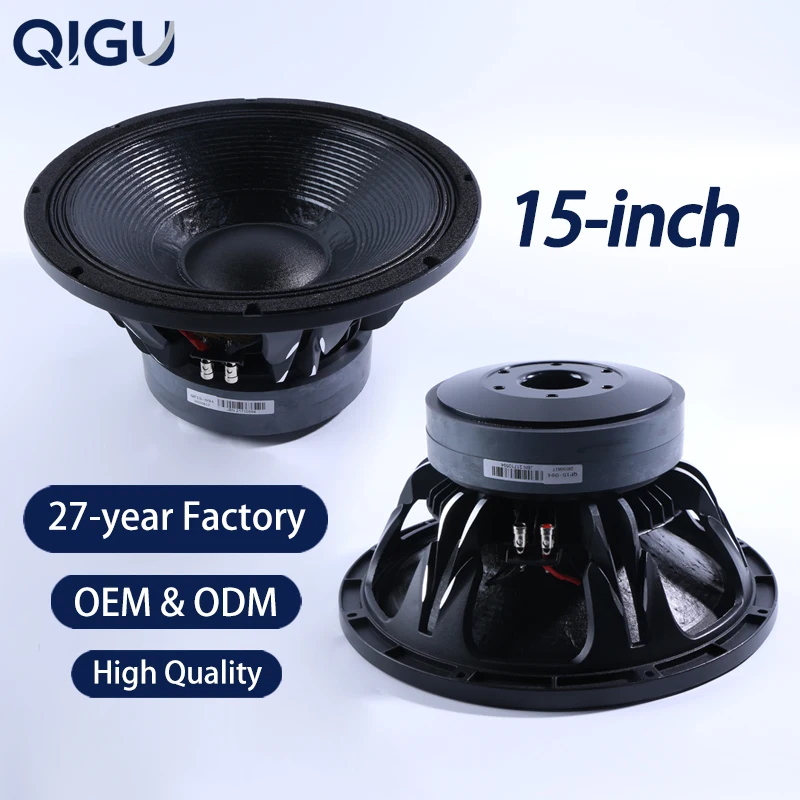 High Cost-Effective 600Watt Professional Audio System 15inch Woofer Speakers with 8ohm Aluminum Frame Loudspeaker Driver Speaker