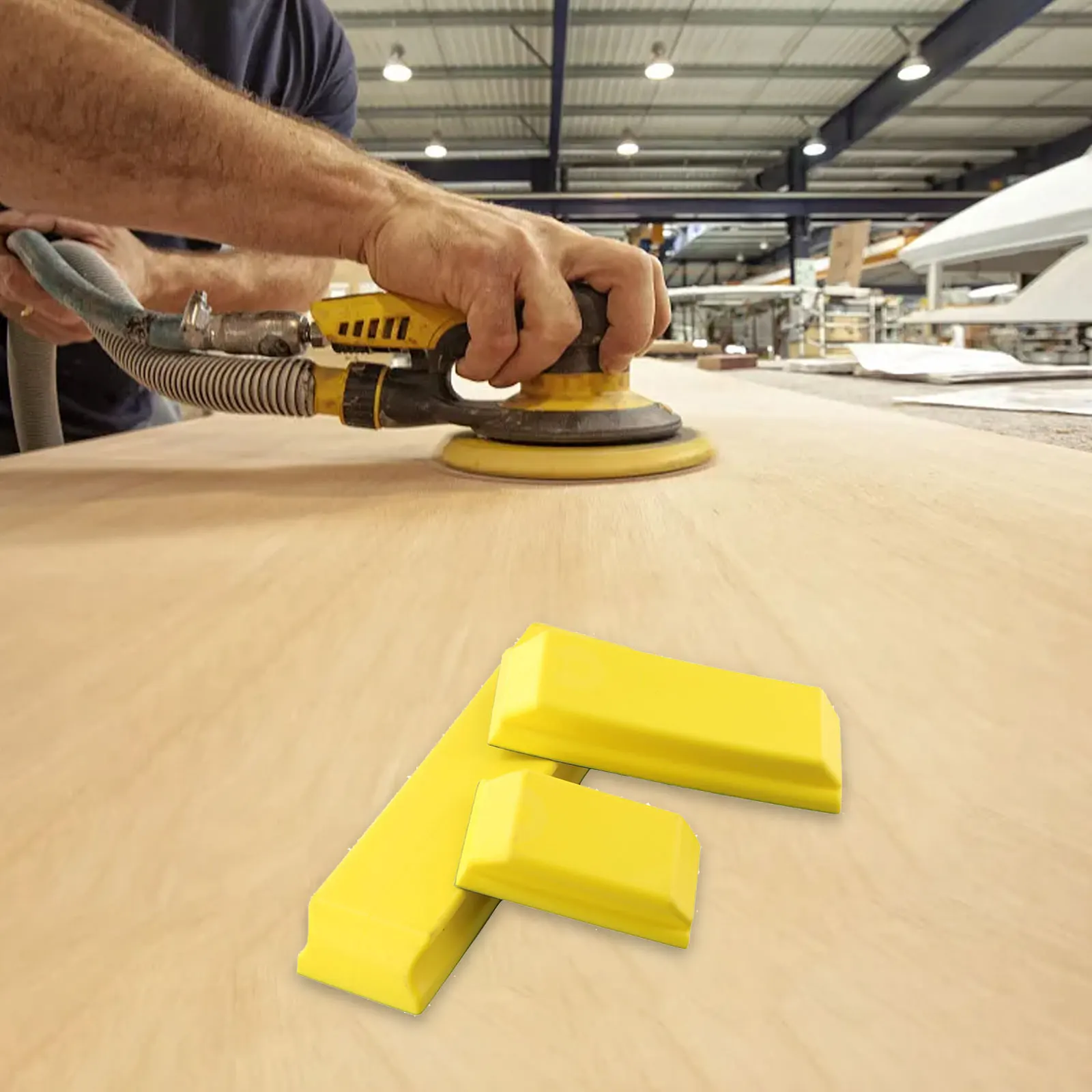 Auto Body Polishing Plastic Attach Sandpaper Sheets Auto Body And Paint Shops Detailing Shops Sandpaper Sheets