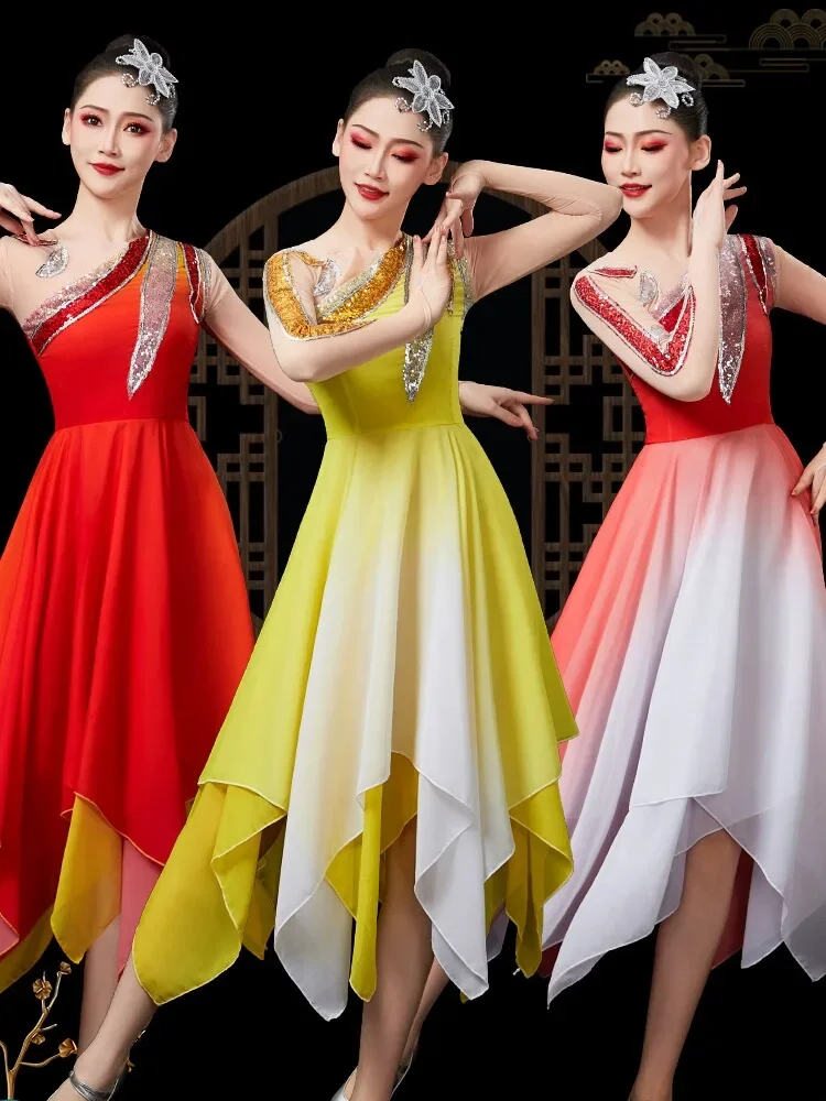 

Modern dance dress female new elegant Chinese style youth fashion dance dress national square dance dress