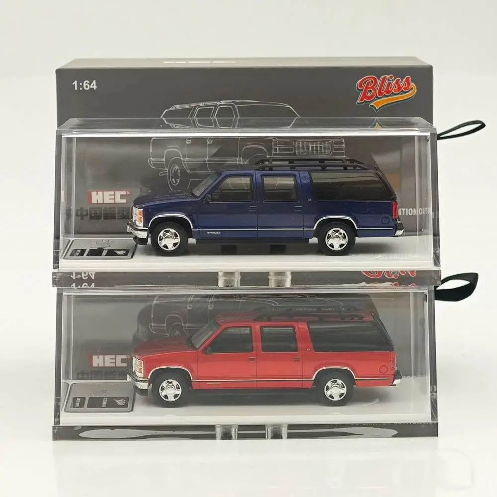 

Bliss 1:64 for Suburban GMT400 SUV Sports Model HEC Beijing Exclusive Ltd 499 Diecast Model Car Collection Toy Vehicle Models
