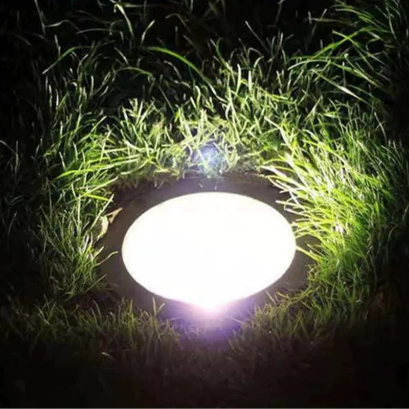 12w Cob runde unterirdische Lampe im Freien Rasen Plaza Park wasserdichte unterirdische Licht Terrasse Einbau Boden LED Treppe Ecke Deko