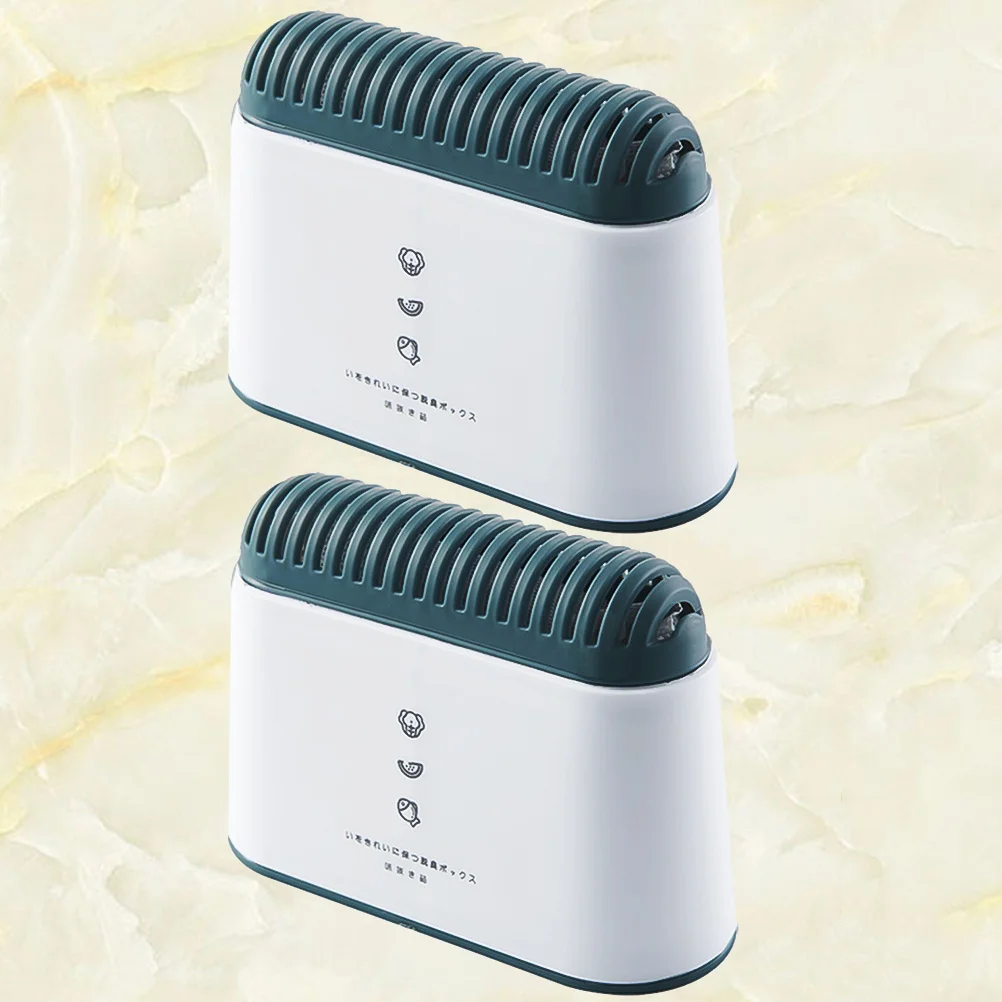 2 قطعة ثلاجة الفحم المنشط مزيل العرق صندوق قابلة لإعادة الاستخدام مزيل الروائح الكريهة امتصاص الهواء النقي لمبرد الفريزر #6