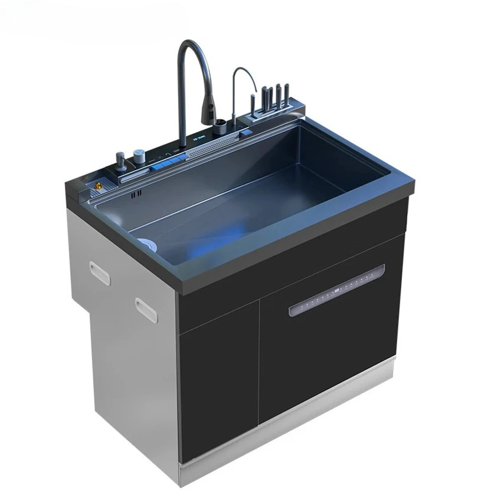 Integrated Sink Dishwasher Commercial Countertop Smart Integrated Kitchen Sink Disinfection Integrated Cabinet Embedded Intellig