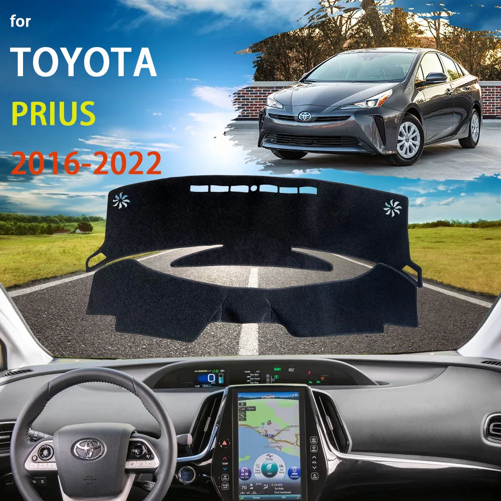 

Car Dashboard Cover Dash Mat for Toyota Prius XW50 2016~2022 Pads Sunshade Cushion Nonslip Anti-UV Sun Rug Accessories 2020 2021