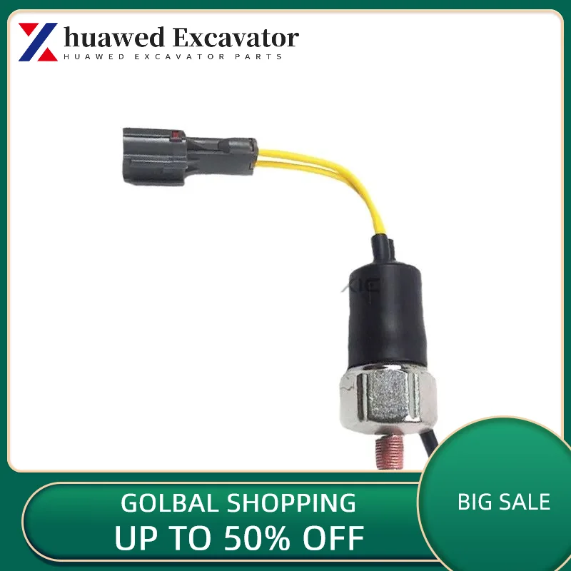 for Hitachi ex120 200 240-3g-5-6 Isuzu 4/6bg1 6bd1 6hk1 Oil Pressure Sensor excavator accessories