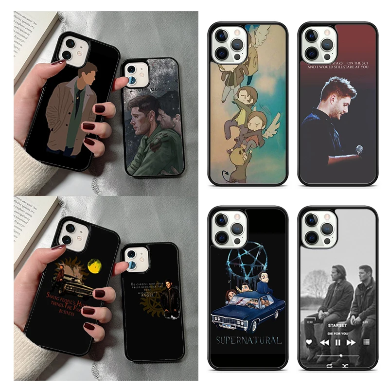 Supernatural Winchester Phone Case For iPhone 14 15 16 13 12 Mini Max Cover For Apple 11 Pro Max 6S 8 7 Plus SE2020 Coque