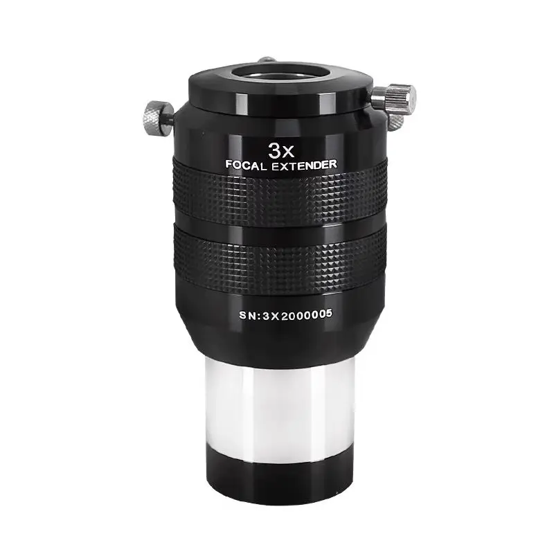 Maxvision 2 Inches 3X Apochromat High Power Barlow Lens Metalen Focal Extender Lens Astronomical Telescope Eyepiece Accessories