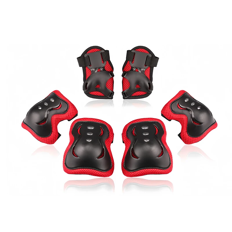 6PCS Kids Knee Pads Elbow Pads Wrist Guards Protective Gear Set for Skateboard Roller Skate Cycling BMX Bike Scooter