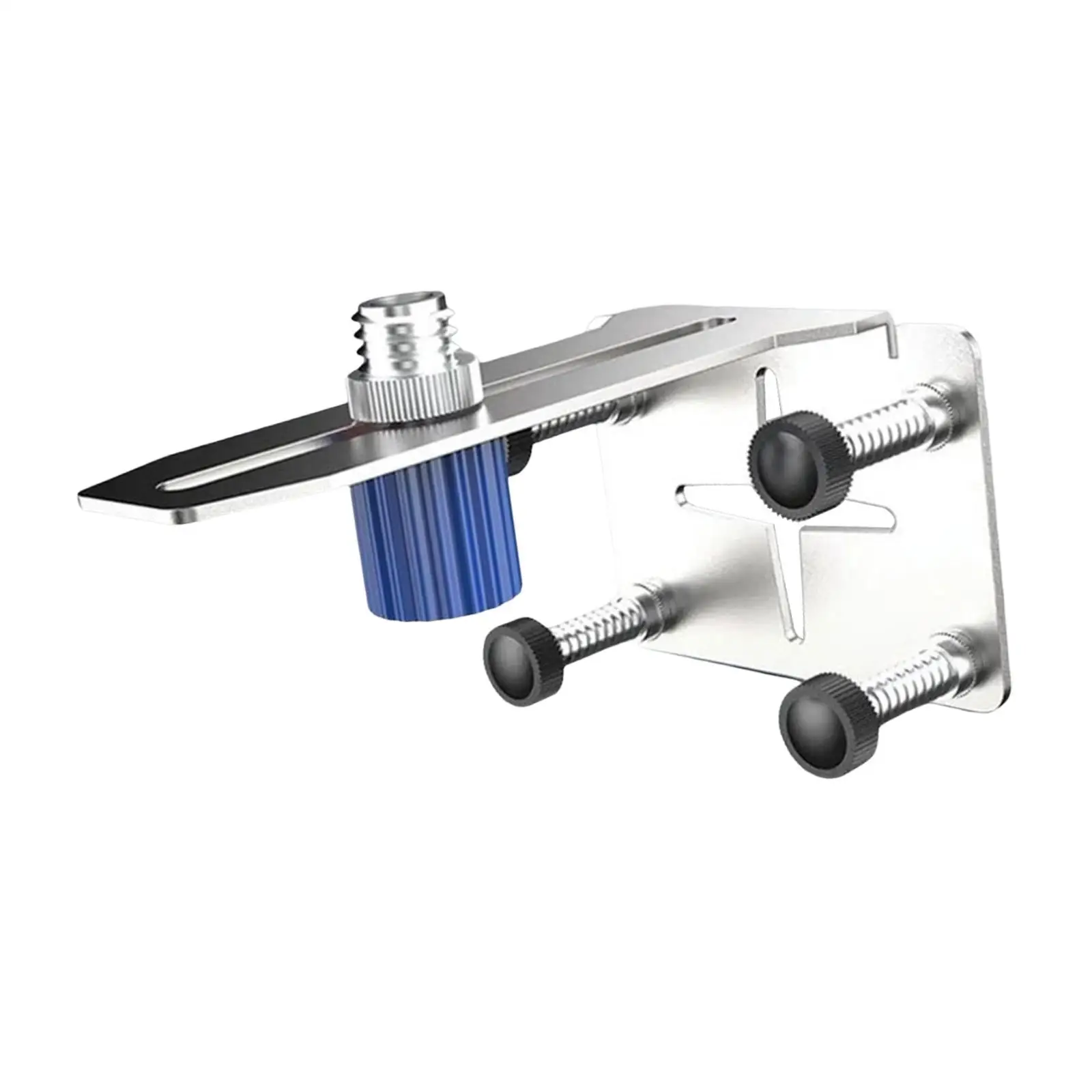 Stainless Steel Level Wall Bracket with Positioning Base Compact Mount Adapter for Kitchen Ceiling Shelf Installation