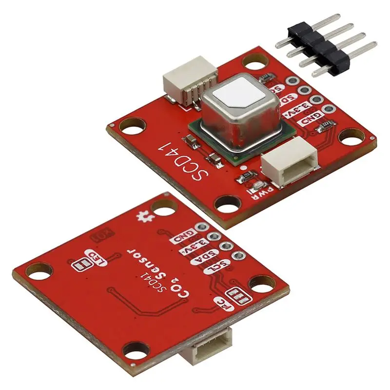 HLZS-SCD41 Gas Sensor Module Detects CO2 Carbon Dioxide Temperature And Humidity In One Sensor I2C Communication