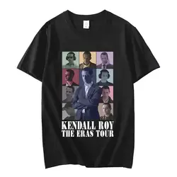 Kendall Roy The era Tour T Shirt mężczyźni kobiety Harajuku moda hiphopowy sweter krótki rękaw Plus rozmiar T Shirt Unisex