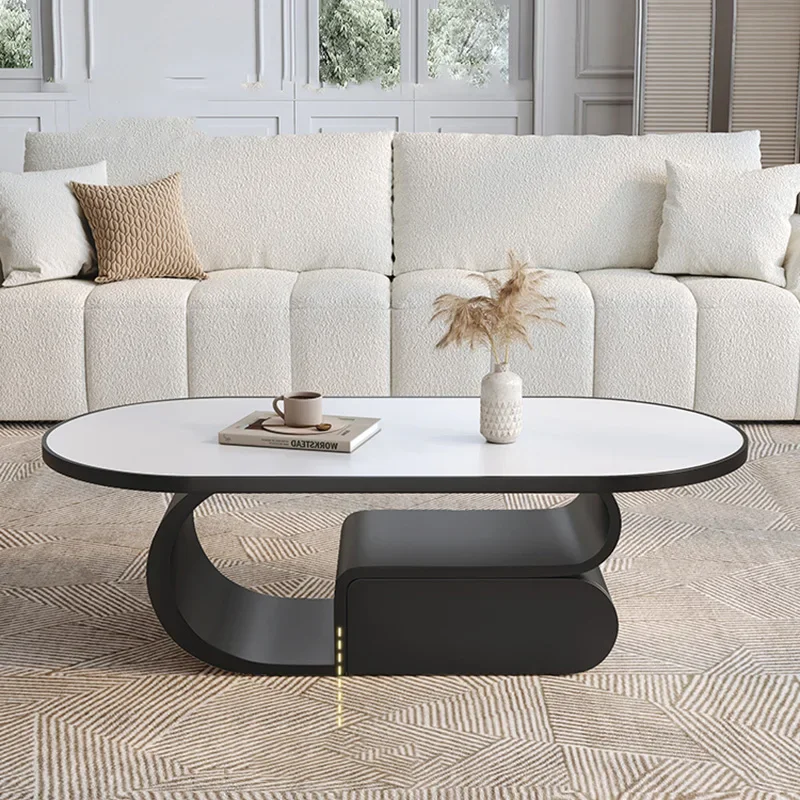 

Apartment Design Coffee Tables Oval Household Small Storage Coffee Tables Black Simple Mesas De Centro Para Sala Home Furniture