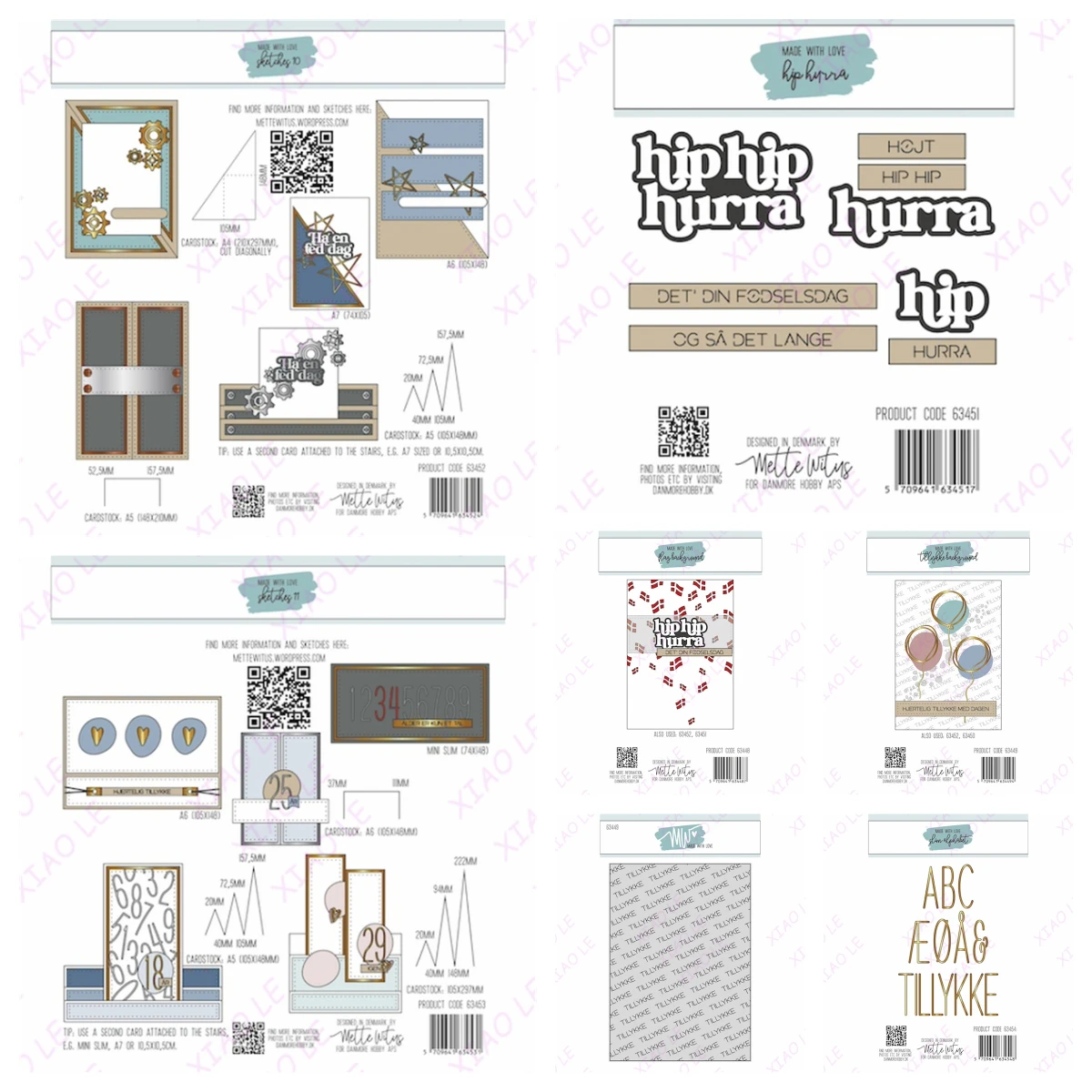 

2025 Doodle Balloons Congratulations Background Cutting Dies Scrapbooking New Make Photo Album Card Diy Paper Embossing Craft