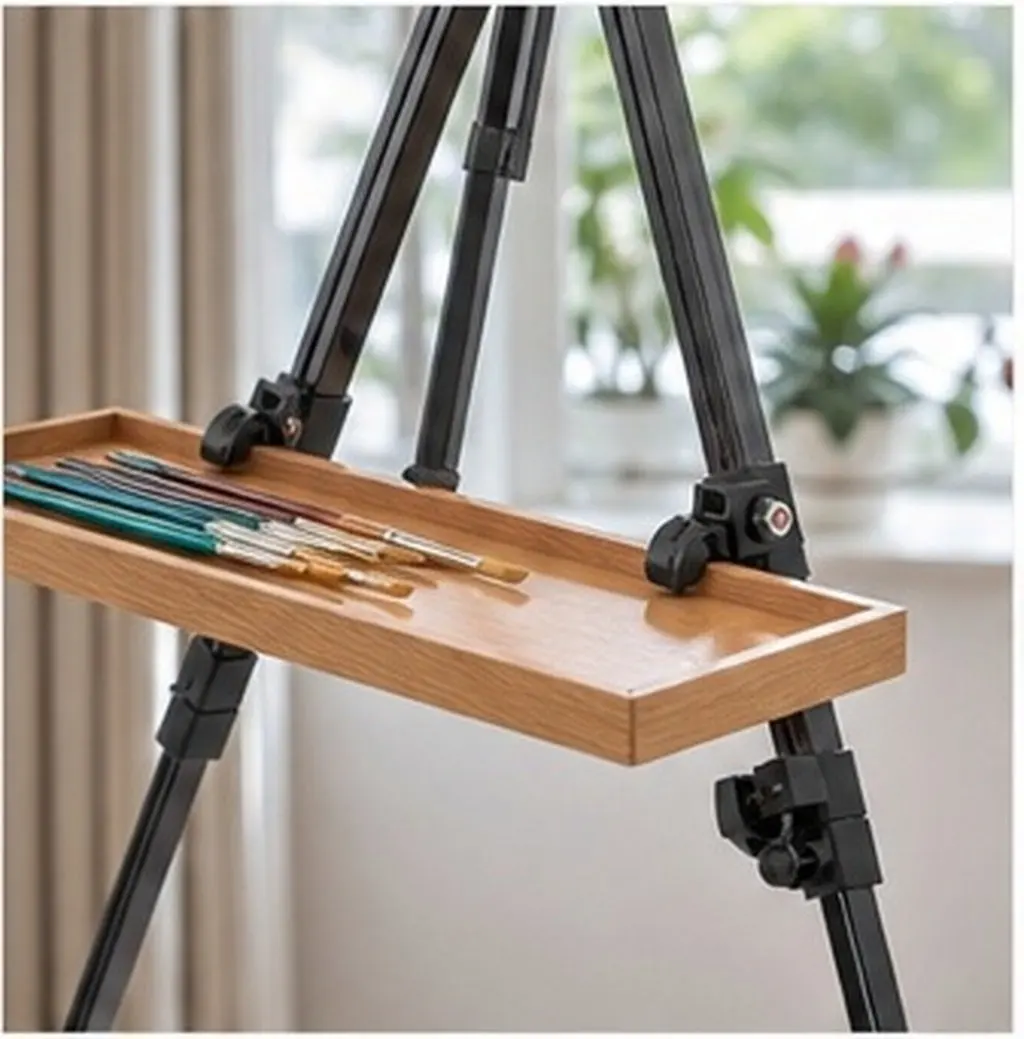10Pcs Art Easel Tray Fixing Clips Metal Replacement Buckles for Folding Tripod Painting Stand Portable Accessories