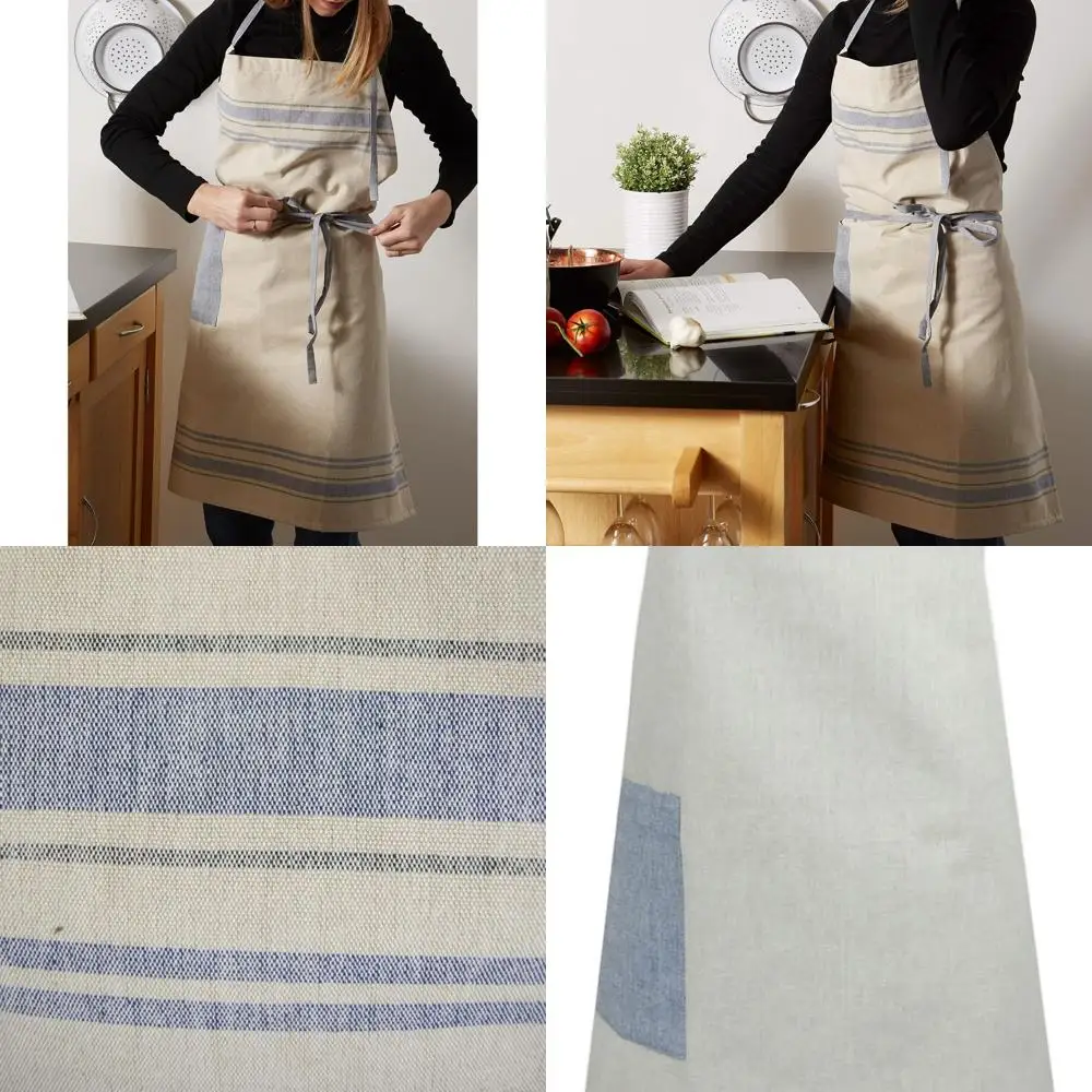 

Nautical Blue Striped Chef's Apron from DII's Kitchen Essentials Collection