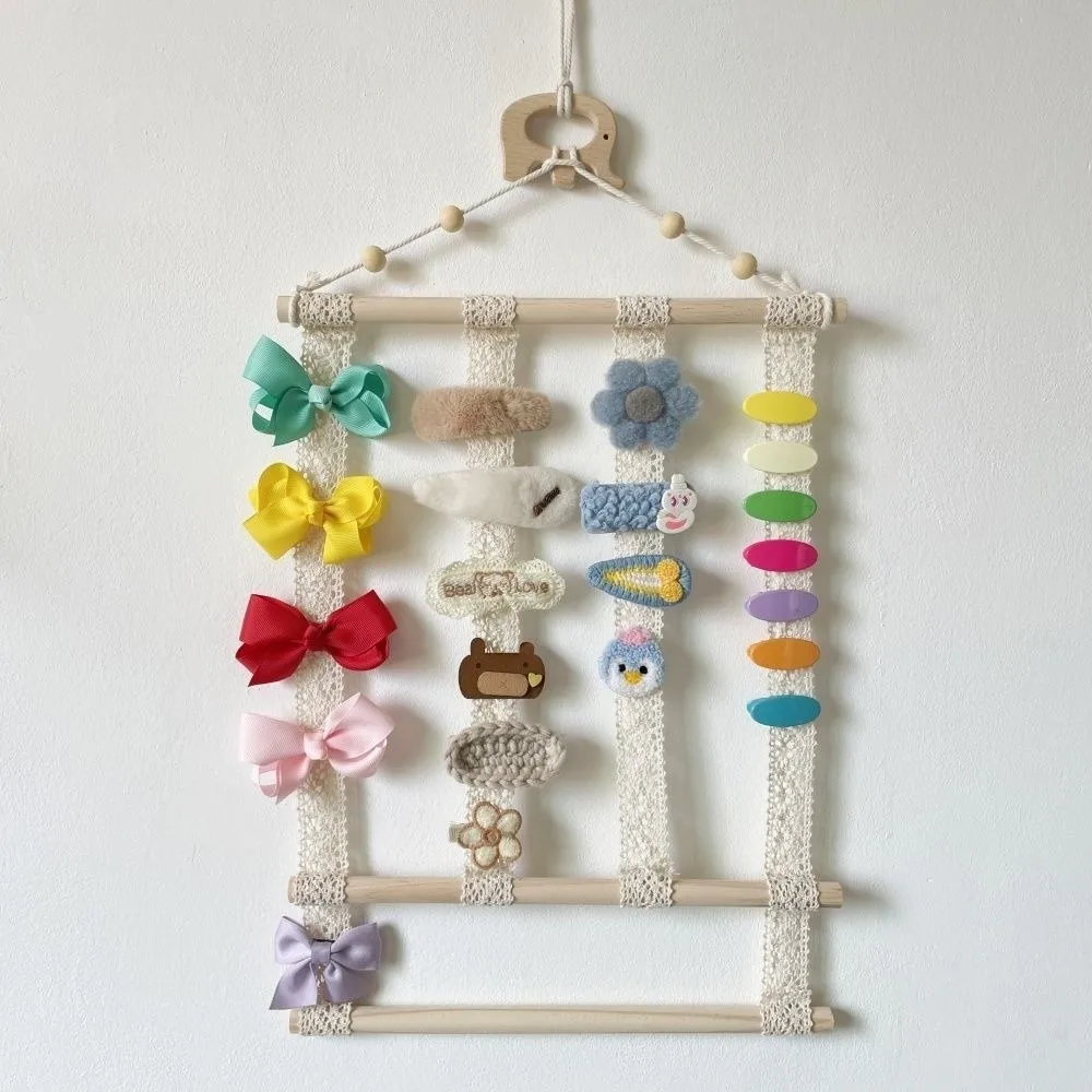 Rak Display Jepit Rambut Dinding Multifungsi, Organizer Aksesoris Rambut Renda, Rak Display Perhiasan Ringkas, Rak Display Ritel