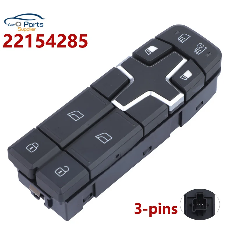 New 22154285 22154286 22154240 Car Front Left Electric Window Switch for Volvo Trucks FH FM Series Auto Parts