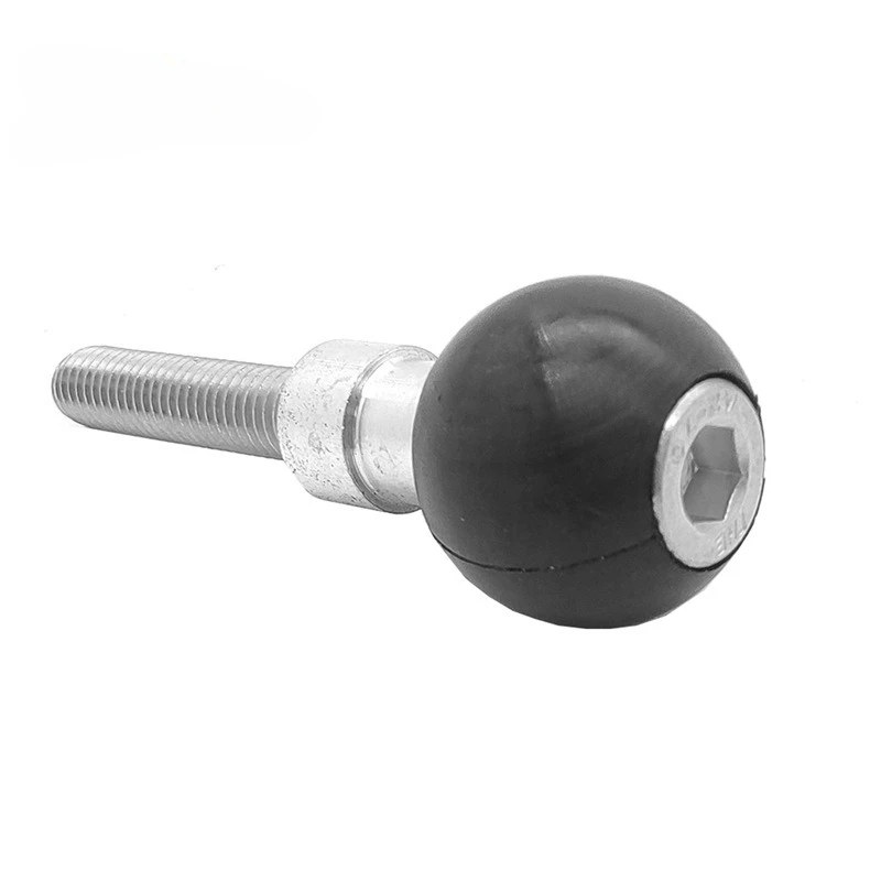 M8 Hollow Ball Joint for Motorcycle Phone Mount Universal M8 Threaded Adapter Base Motorcycle Handlebar Installation Accessory