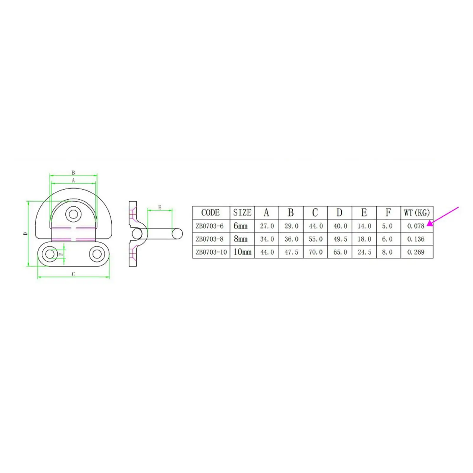 

Комплект из 2 крепежных колец (D-образные) с винтами для палубы, легко устанавливаемые, прочные, полированные, для тяжелых условий эксплуатации, судовая фурнитура для яхт