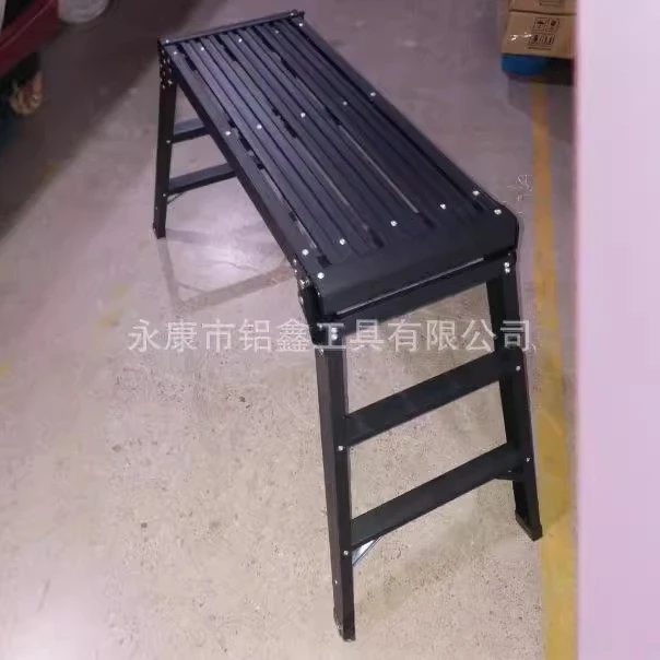 Step Stools & Step Ladders Kitchen Furniture Thickened Aluminum Alloy Portable Stepladder Durable Sturdy Household 2‑Step Stool