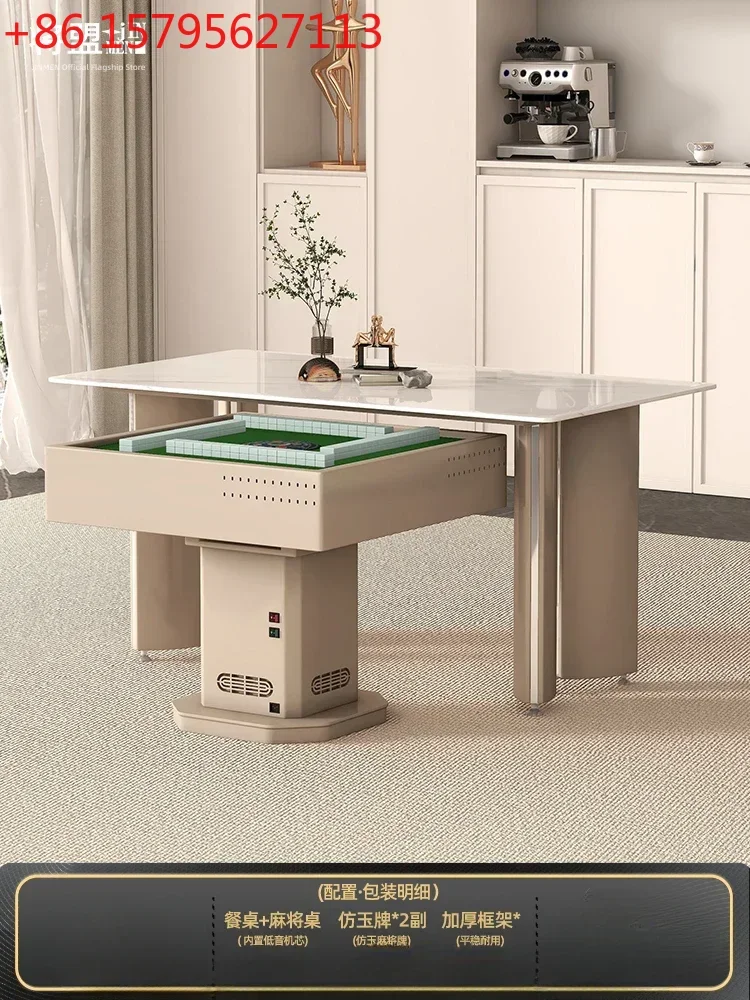 

Новая автоматическая маджонг-машина для дома, многофункциональный обеденный стол с подогревом, стол для маджонга с функцией подогрева.