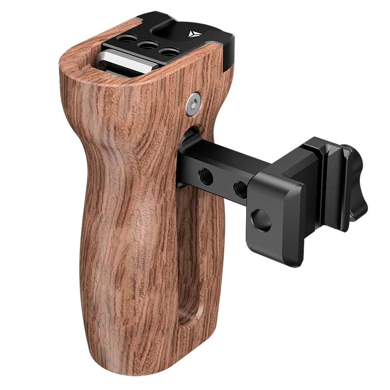 1 x Mini-Seitengriff mit Kaltschuh-Schnittstelle und 1/4 Zoll-20-Schraubhalterung für DSLR/Digitalkamerakäfig – Detail 15
