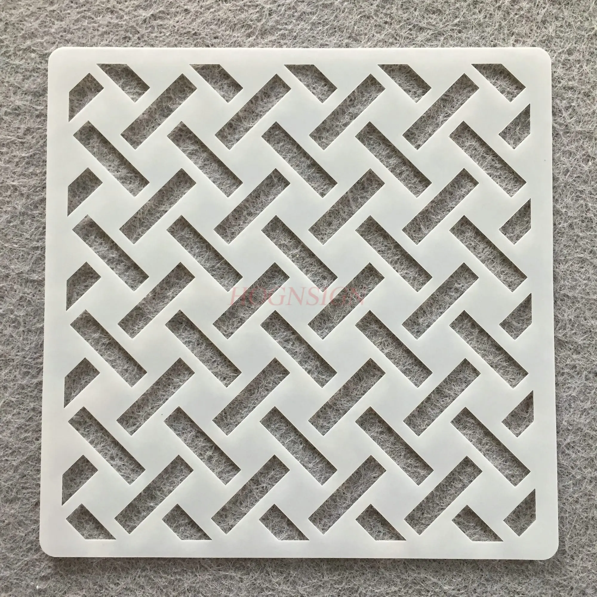 1 قطعة نمط الرش قالب اللوحة الهندسية المجوفة شكل غير منتظم قالب اللوحة المجوفة DIY