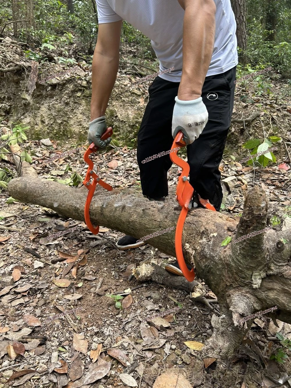 Round wood lifting clip, lifting hook, unloading pliers, wood mover, lifting hook