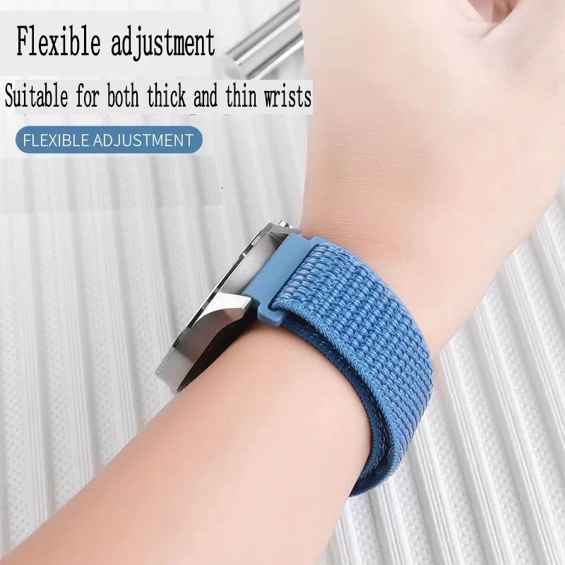 Nylon loop Strap For Xiaomi Watch S1 Active S2 42/46MM Wristband Ultra-thin Breathable Bracelets For Mi Watch Color 2 Sport band