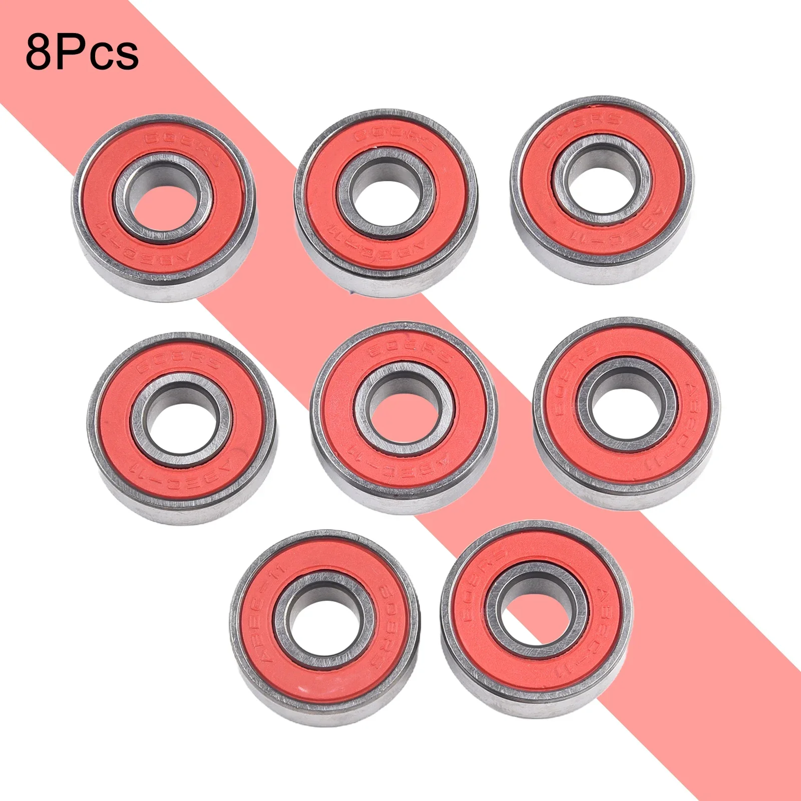 Rodamientos para monopatín, piezas de repuesto para patinete, 8 piezas, ABEC-11, mantenimiento de alta velocidad, accesorios para exteriores, duraderos