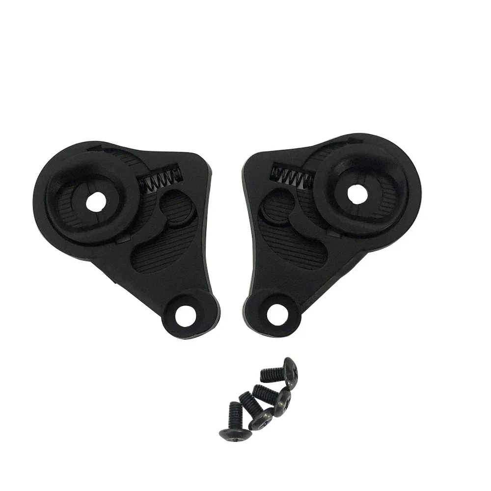 Motorcycle Helmet Accessories A Pair of Pivot Kit Base Plate with Four Screws case for SHOEI Glamster Helmet Accessories