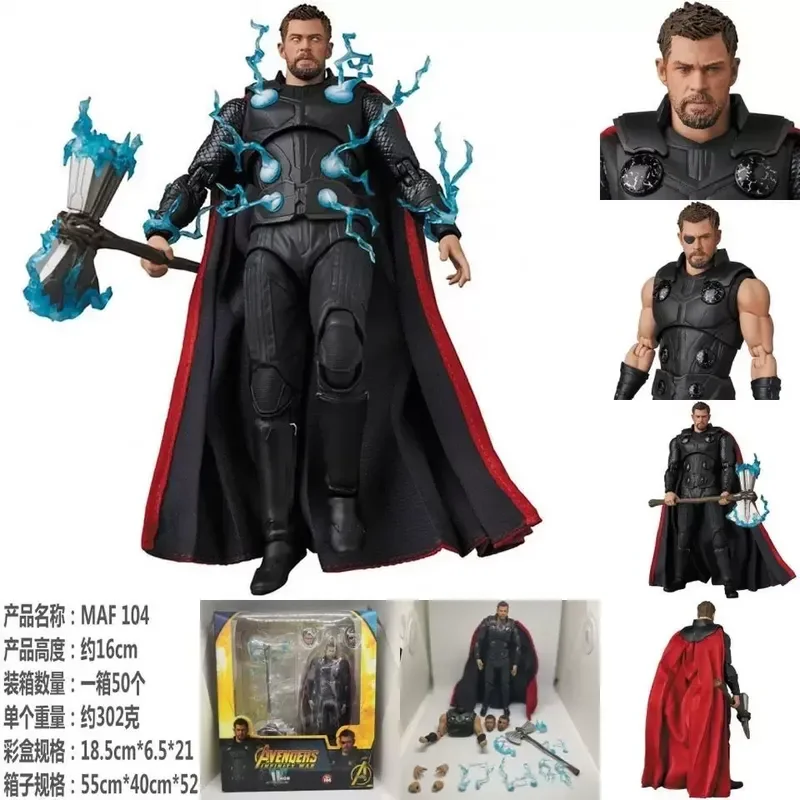 

Maf104 Avengers V4 Thor Action Figure Articulated Collectible Model Desktop Ornament Figure Gift Toy For Adult Collection
