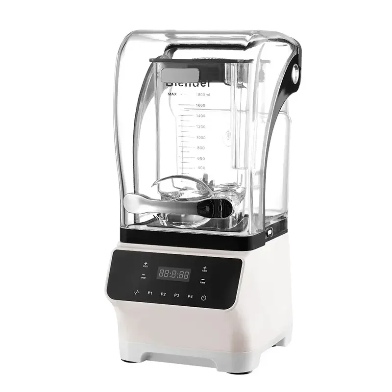 1.8LCommercial  ANS-2280C BS 110V Silence Commercial Sound Proof Blender Digital Strong Blender Professionnel Blender