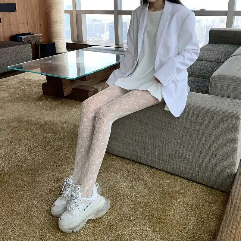 Anime Sailor Silk Stockings Cosplay Costumes Sexy Fishnet Tight Fashion Moon Black White Lolita Mesh Socks TuiWa 2025