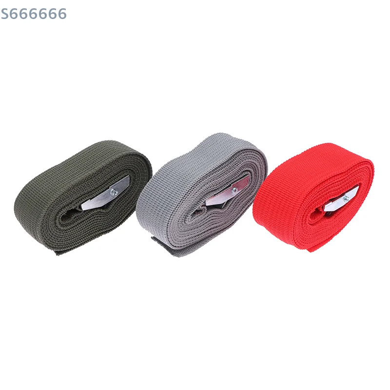 Correas de carga de 2M para motocicleta, coche, bicicleta, cuerda de remolque de Metal, cinturón de fijación de trinquete fuerte para bolsa de equipaje con hebilla, cinturón de amarre