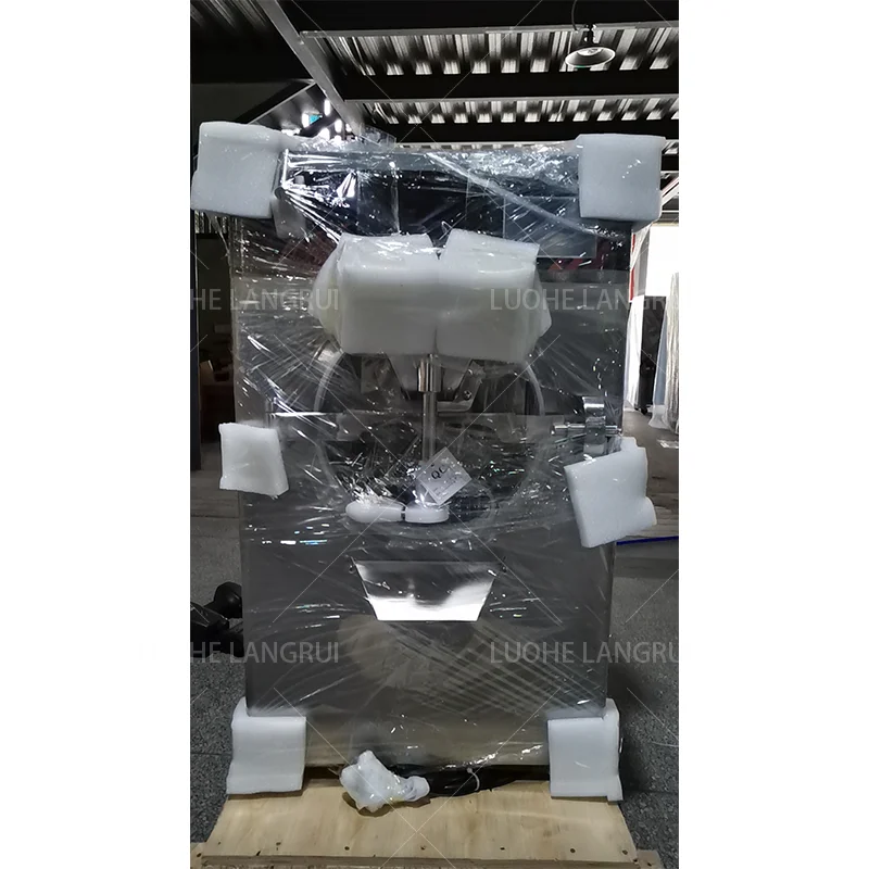 Voor Machine Sundae Ijs Bevroren Yoghurt Maker Aanrecht 2 + 1 Gemengde Smaken Soft Serve Ijs Machine