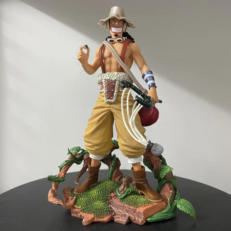 

One Piece Action Figure Usopp Figuras Manga Figurine Anime One Pieces 26cm GK Statue Model Doll Peripheral Toys Gift for Kids