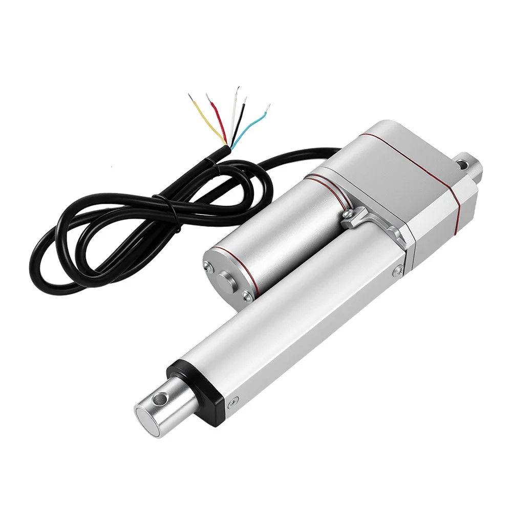 12V24V 50mm Stroke 900N Load DC Electric Window Opener Push Rod Miniature Belt Potentiometer