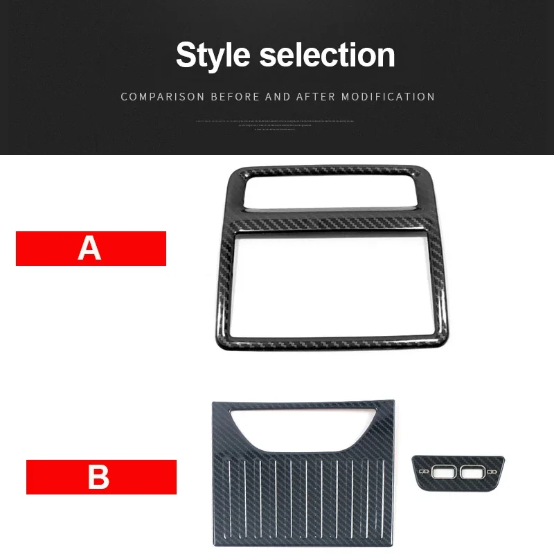 Car Rear Air Conditioning Vent Outlet Cover USB Charging Port Sticker For Volkswagen VW Golf 8 MK8 2020-2022 2023 Accessories - view 5
