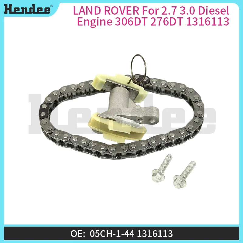 

Комплект цепи ГРМ для дизельных двигателей LAND ROVER 2.7 3.0 (306DT, 276DT), высококачественные автозапчасти, OE: 05CH-1-44, 1316113