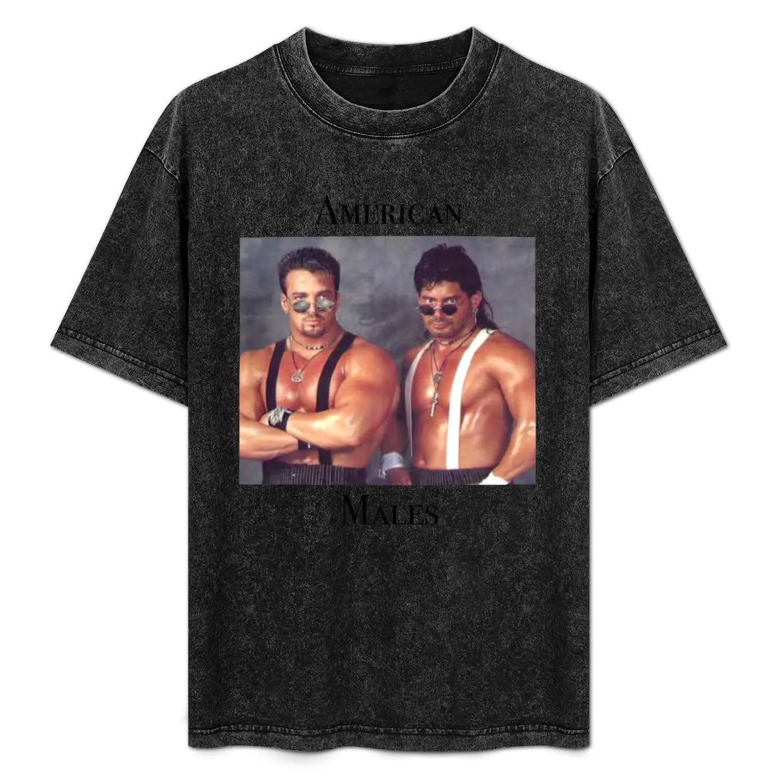 

American Males (WCW) T-Shirt quick drying essential t shirt plus size clothes compression shirt men