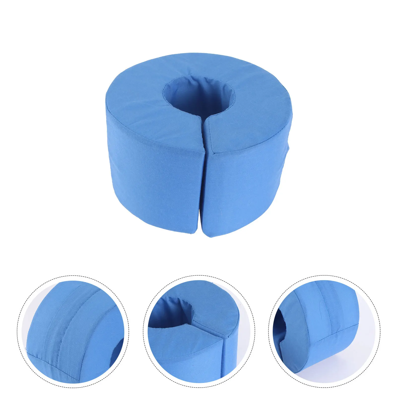 

2Pcs Foot Lift Cushions Blue Comfortable Breathable Support Pads Leg Sleeping Elevation Foot Care Recovery Sleeping Tool