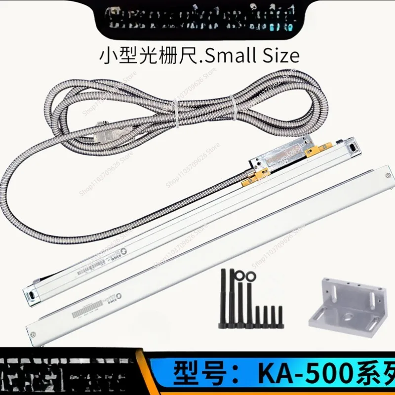 KA-500 0.001mm 70 120 170 220 270 320 370 420mm Slim Linear Scale KA500 1um Optical Encoder Ruler For Grinder Lathe Milling