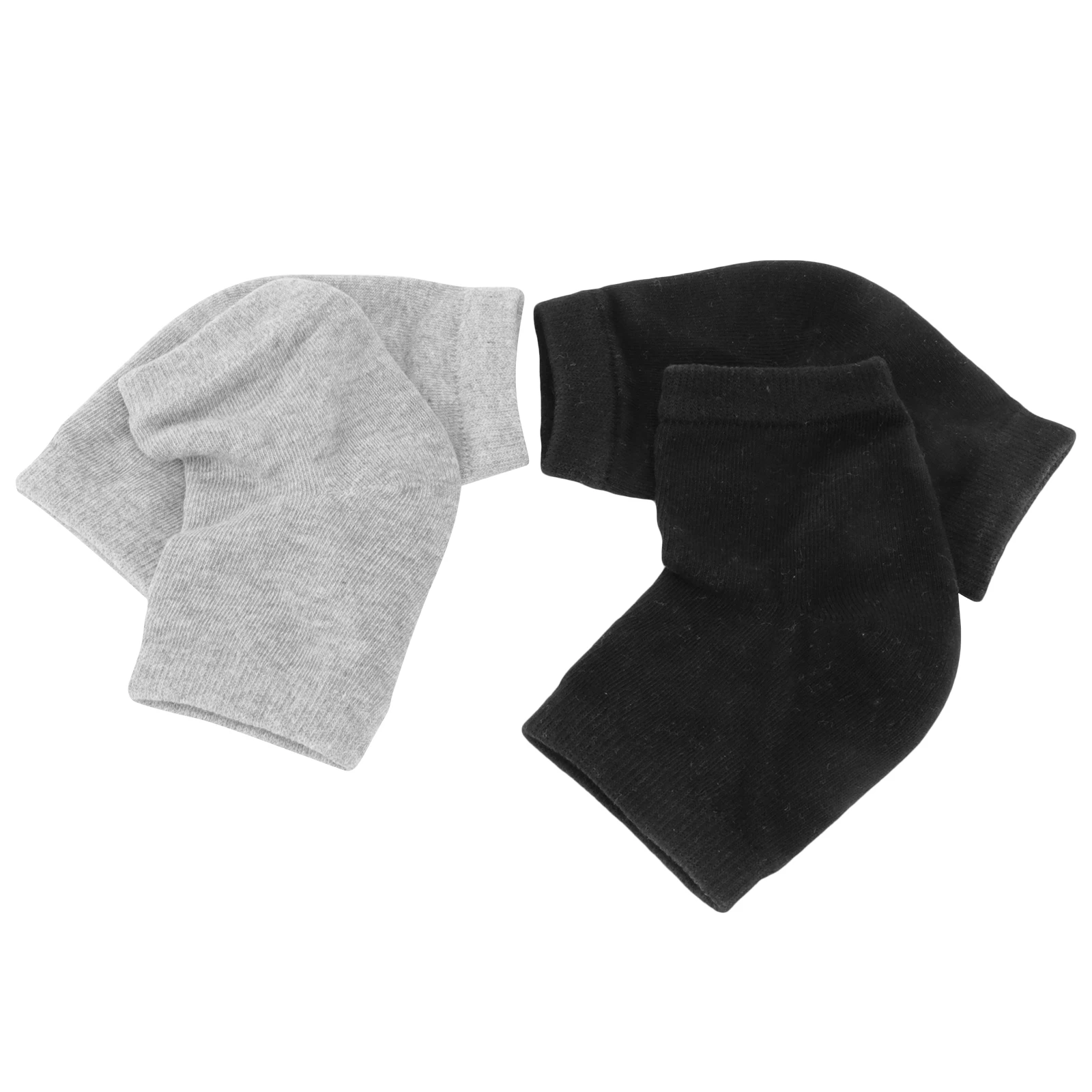 Chaussettes en Gel hydratant, 2 paires, Anti-fissure, en coton doux, Protection du talon, outils de soins des pieds, réparation de la peau sèche en Silicone