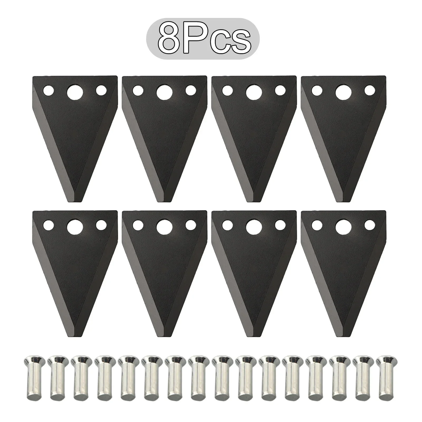 FOR Sickle Mower Bar Kit for Trailblazer GWP406732 GWP406657 GWP406658 8 Knives and 16 Rivets for Precision and Efficiency