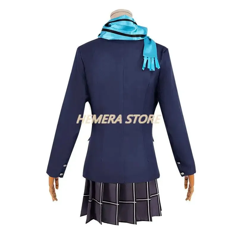 qq023Game Blue Archive Sunaookami Shiroko Kuromi Serika Takanashi Hoshino Cosplay Costume School Uniforms Halloween Carnival Out