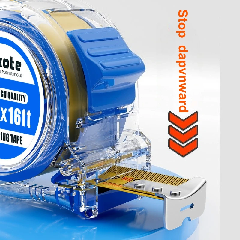 شريط قياس عالي الجودة من الفولاذ المقاوم للصدأ بطول 3-10 أمتار في نظام متري وإمبراطوري مناسب للأعمال الخشبية والاستخدام المنزلي #5