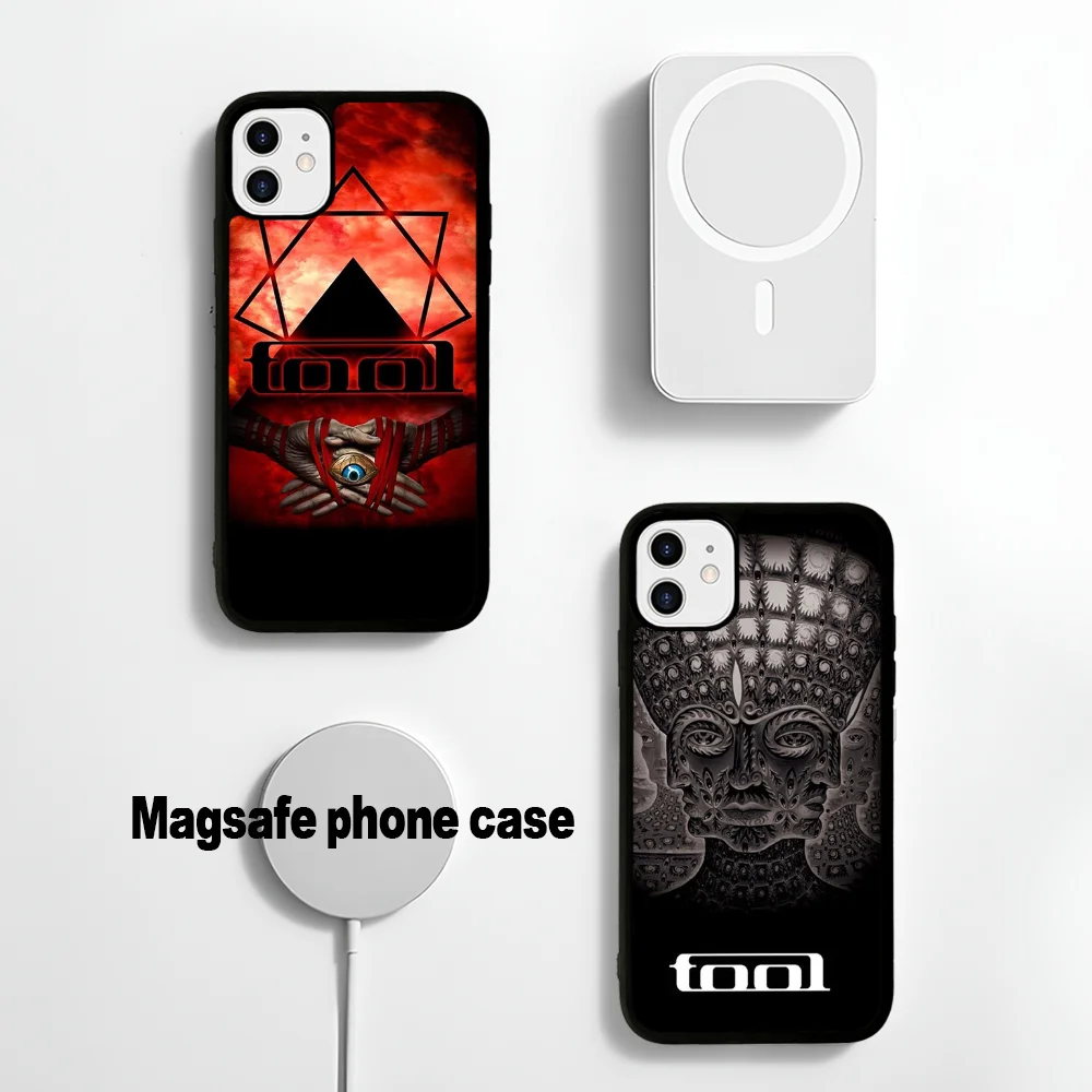 Band T-Tool Schism Phone Case Magesafe Magnetic Wireless Charge Case For IPhone 16 11 12 13 14 15 Pro Max Plus Mini