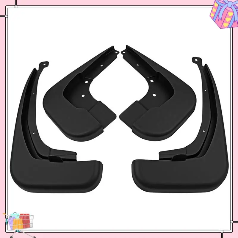 

A77T-Fender Mud Flaps Guard Splash Flap Black ABS For Mercedes Benz V Class Sports Extended Edition 2021-2023